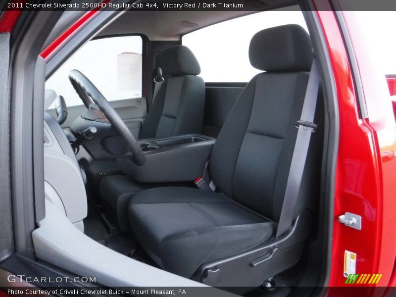 Victory Red / Dark Titanium 2011 Chevrolet Silverado 2500HD Regular Cab 4x4