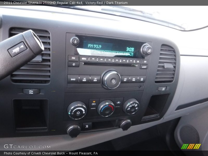Victory Red / Dark Titanium 2011 Chevrolet Silverado 2500HD Regular Cab 4x4
