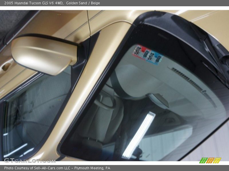 Golden Sand / Beige 2005 Hyundai Tucson GLS V6 4WD