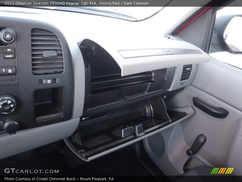 Victory Red / Dark Titanium 2011 Chevrolet Silverado 2500HD Regular Cab 4x4