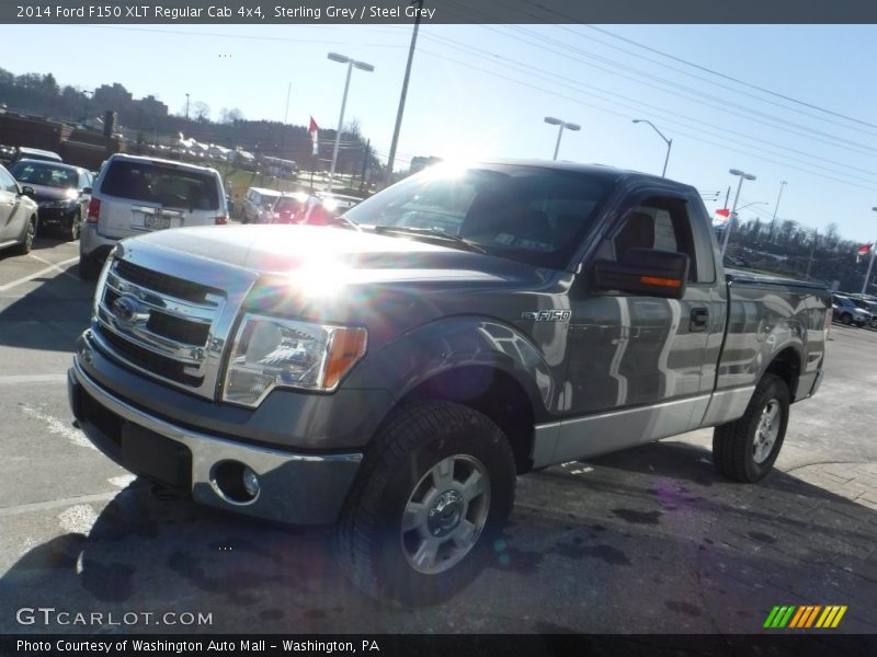 Sterling Grey / Steel Grey 2014 Ford F150 XLT Regular Cab 4x4