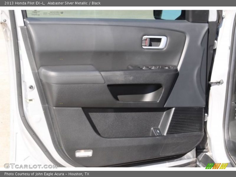Alabaster Silver Metallic / Black 2013 Honda Pilot EX-L