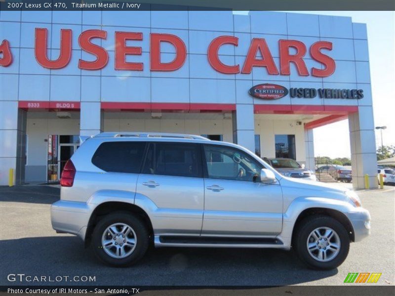 Titanium Metallic / Ivory 2007 Lexus GX 470