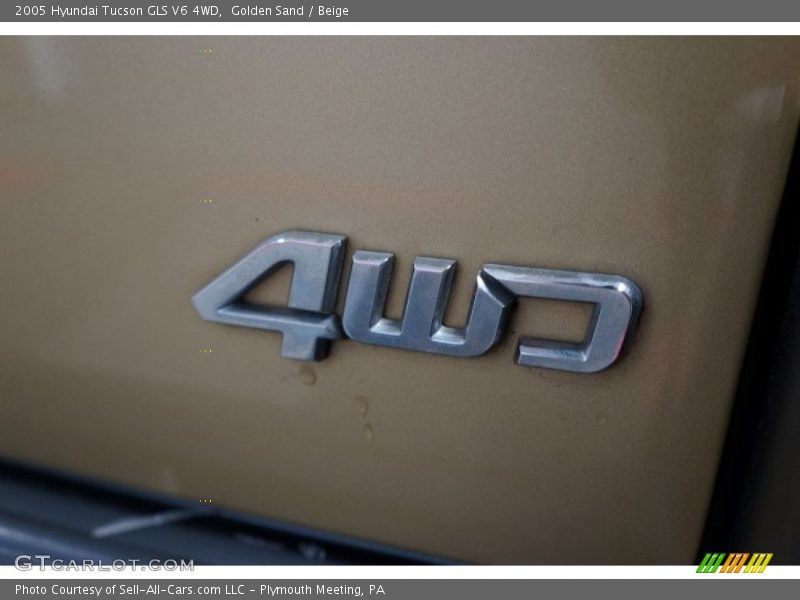 Golden Sand / Beige 2005 Hyundai Tucson GLS V6 4WD