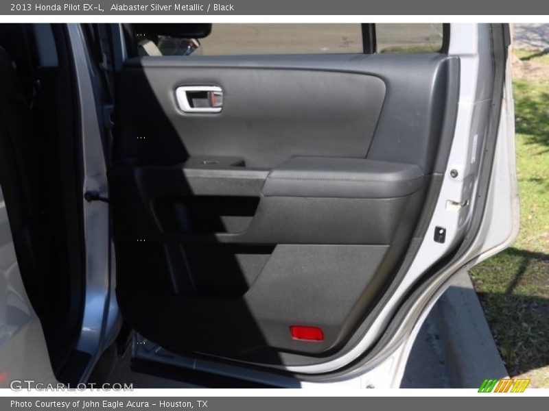 Alabaster Silver Metallic / Black 2013 Honda Pilot EX-L