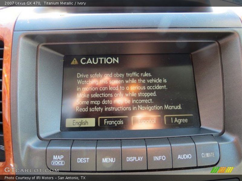 Titanium Metallic / Ivory 2007 Lexus GX 470
