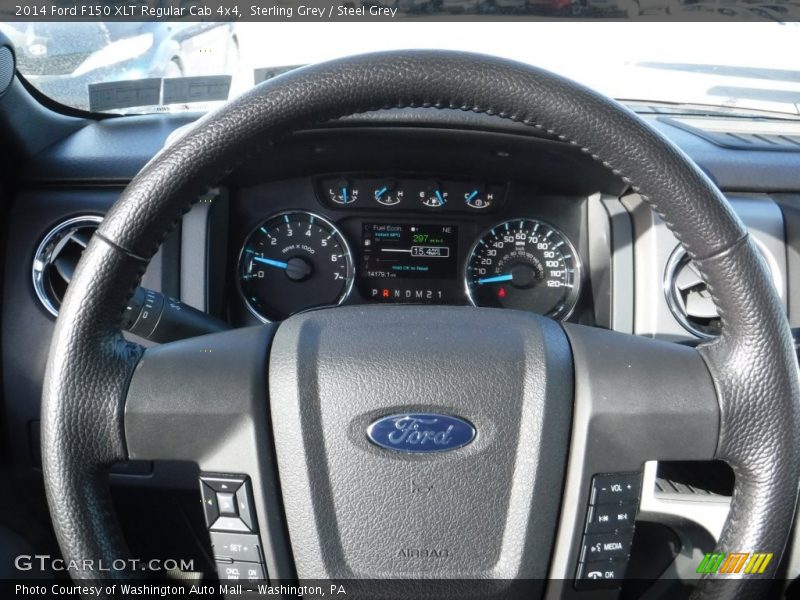 Sterling Grey / Steel Grey 2014 Ford F150 XLT Regular Cab 4x4