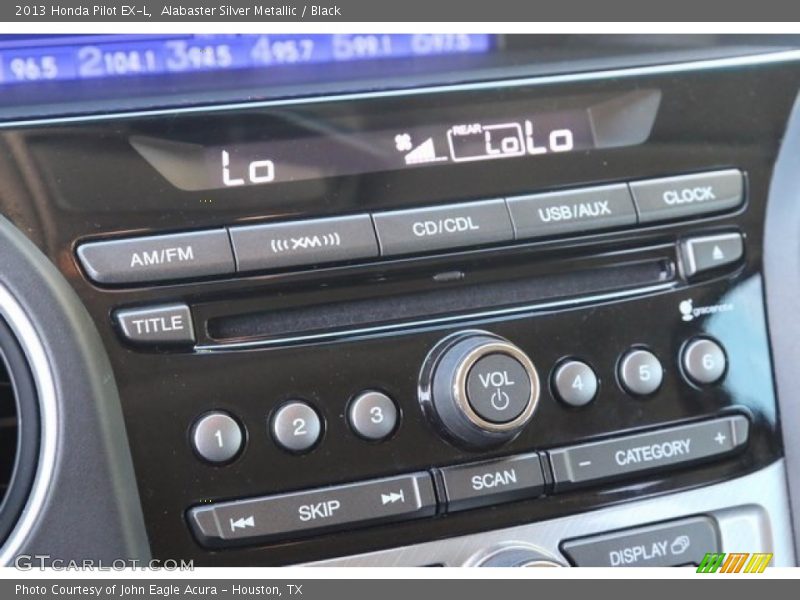 Alabaster Silver Metallic / Black 2013 Honda Pilot EX-L