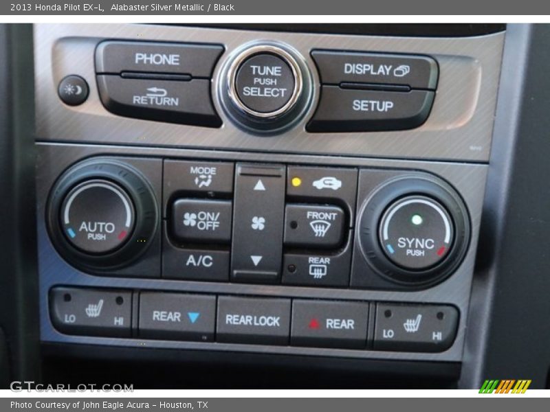 Alabaster Silver Metallic / Black 2013 Honda Pilot EX-L