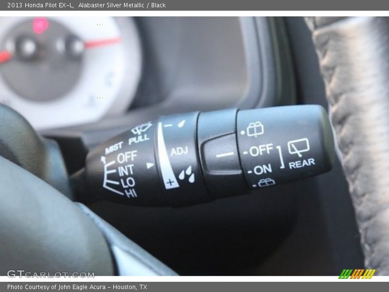 Alabaster Silver Metallic / Black 2013 Honda Pilot EX-L