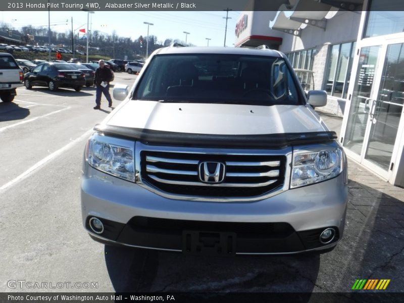 Alabaster Silver Metallic / Black 2013 Honda Pilot Touring 4WD
