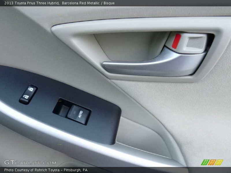 Barcelona Red Metallic / Bisque 2013 Toyota Prius Three Hybrid