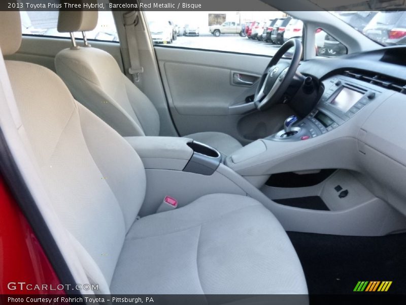Barcelona Red Metallic / Bisque 2013 Toyota Prius Three Hybrid