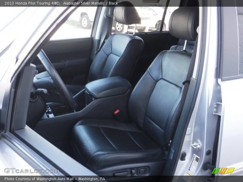Alabaster Silver Metallic / Black 2013 Honda Pilot Touring 4WD