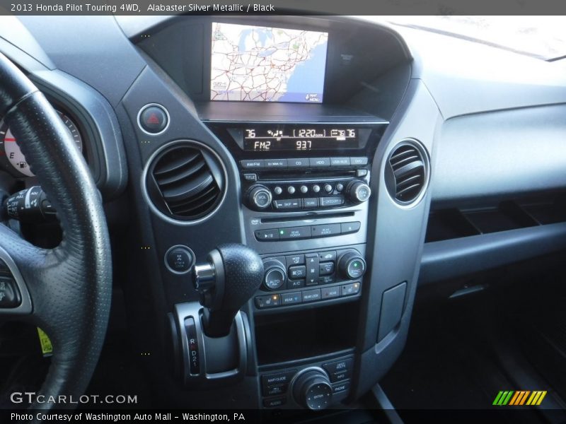 Alabaster Silver Metallic / Black 2013 Honda Pilot Touring 4WD
