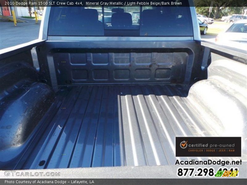 Mineral Gray Metallic / Light Pebble Beige/Bark Brown 2010 Dodge Ram 1500 SLT Crew Cab 4x4