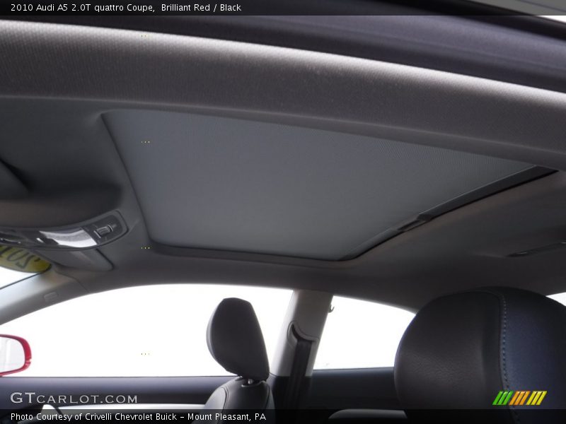 Brilliant Red / Black 2010 Audi A5 2.0T quattro Coupe