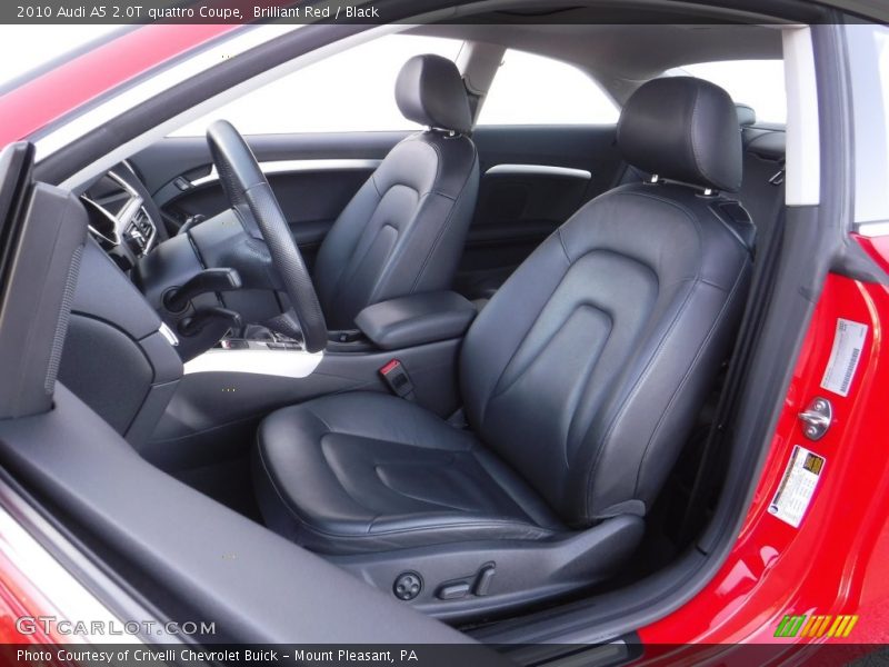 Brilliant Red / Black 2010 Audi A5 2.0T quattro Coupe
