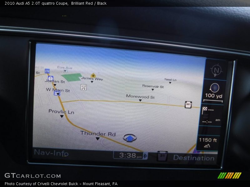 Brilliant Red / Black 2010 Audi A5 2.0T quattro Coupe