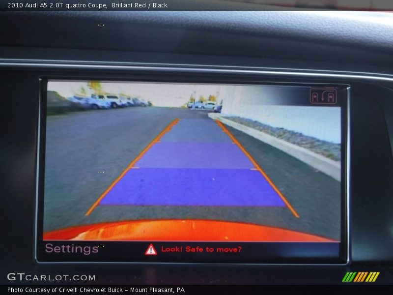 Brilliant Red / Black 2010 Audi A5 2.0T quattro Coupe