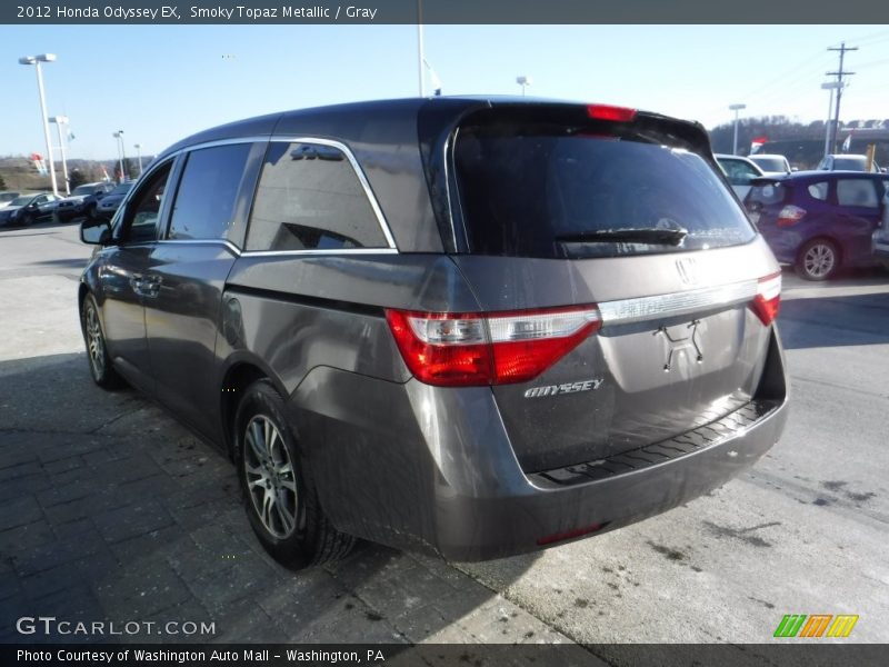 Smoky Topaz Metallic / Gray 2012 Honda Odyssey EX