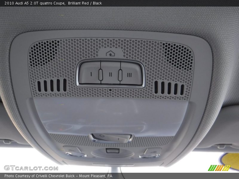 Brilliant Red / Black 2010 Audi A5 2.0T quattro Coupe