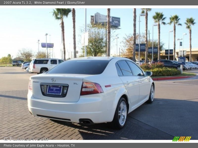 White Diamond Pearl / Ebony/Silver 2007 Acura TL 3.2