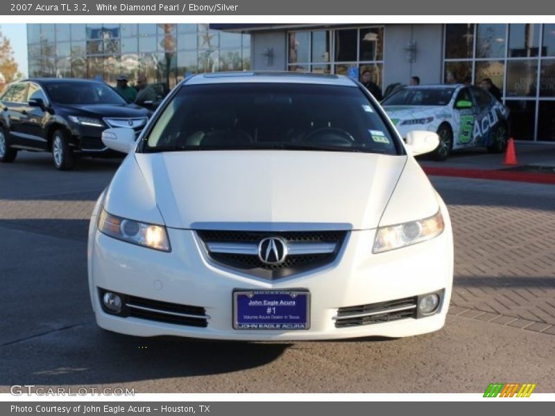 White Diamond Pearl / Ebony/Silver 2007 Acura TL 3.2
