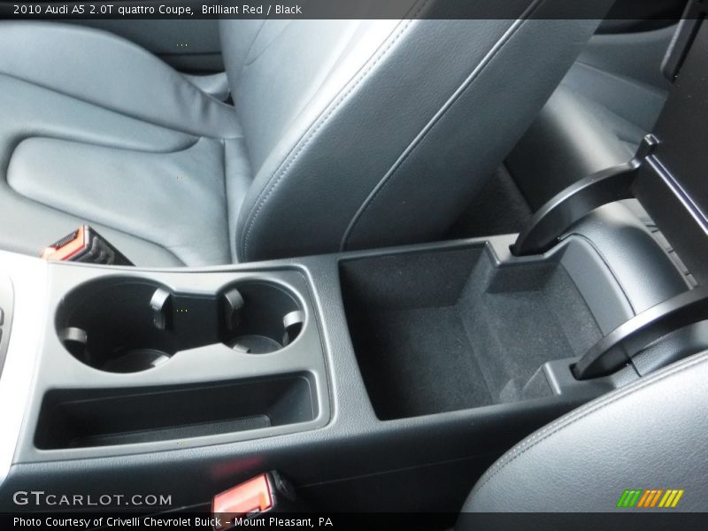 Brilliant Red / Black 2010 Audi A5 2.0T quattro Coupe