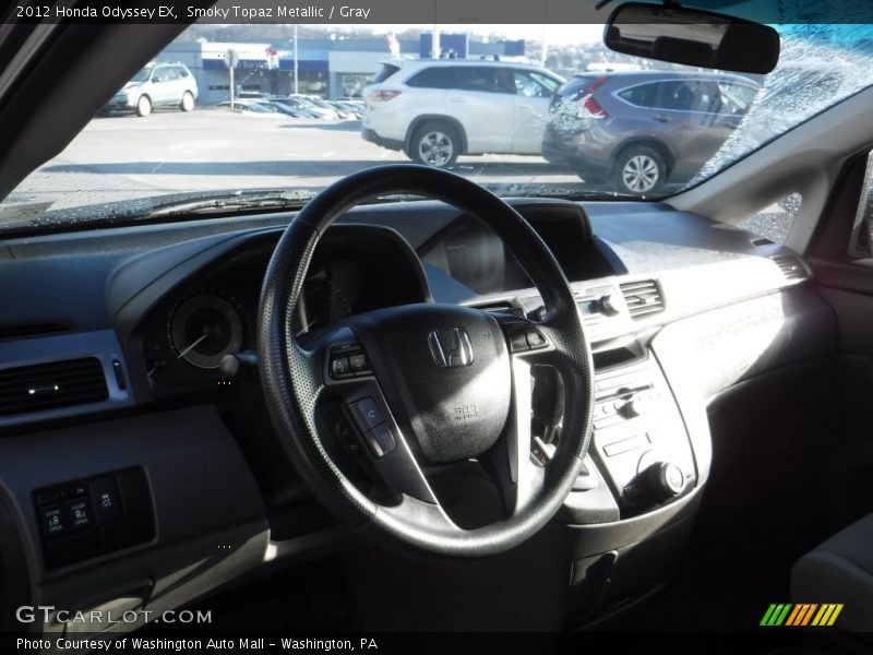Smoky Topaz Metallic / Gray 2012 Honda Odyssey EX