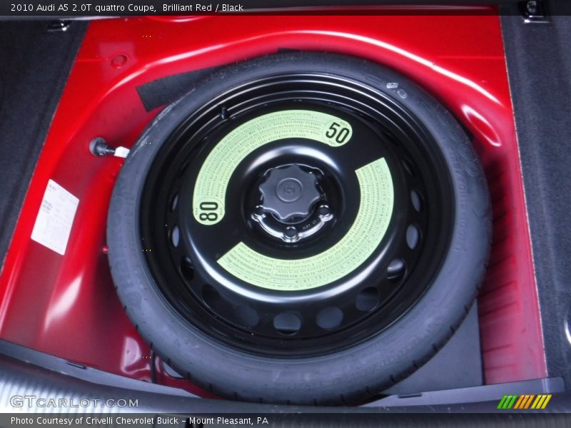 Brilliant Red / Black 2010 Audi A5 2.0T quattro Coupe