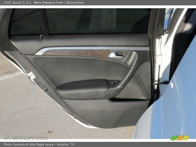 White Diamond Pearl / Ebony/Silver 2007 Acura TL 3.2