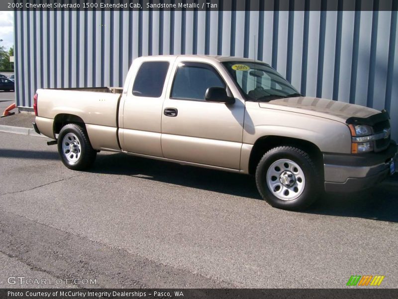 Sandstone Metallic / Tan 2005 Chevrolet Silverado 1500 Extended Cab