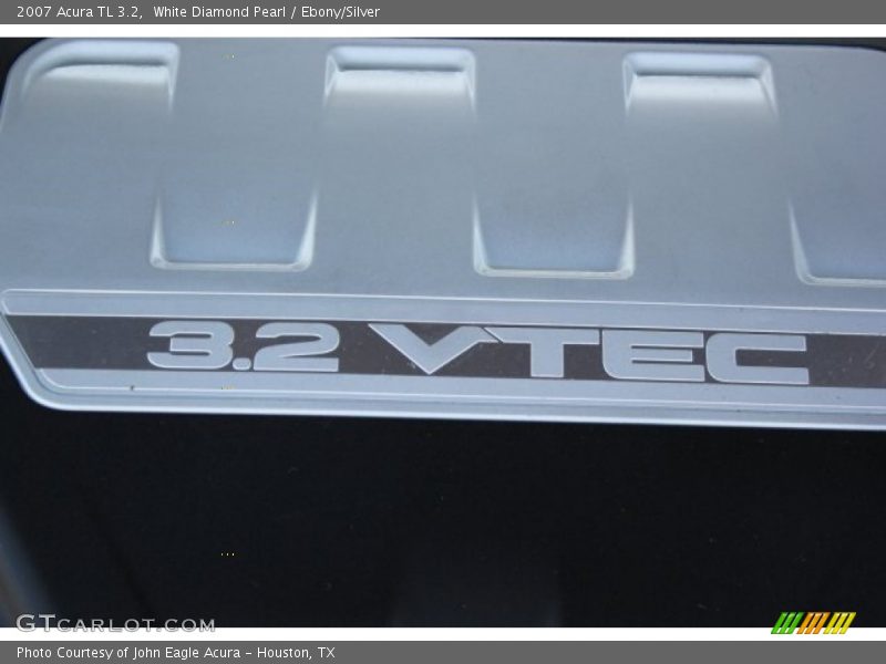 White Diamond Pearl / Ebony/Silver 2007 Acura TL 3.2