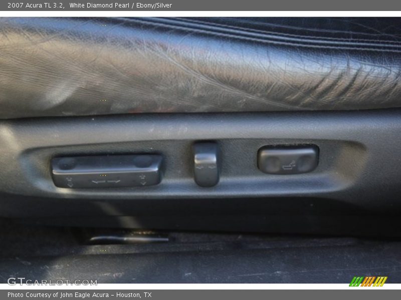 White Diamond Pearl / Ebony/Silver 2007 Acura TL 3.2