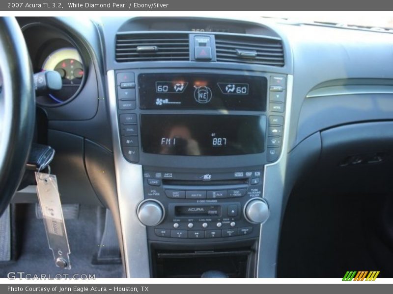 White Diamond Pearl / Ebony/Silver 2007 Acura TL 3.2