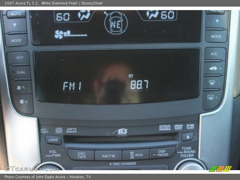White Diamond Pearl / Ebony/Silver 2007 Acura TL 3.2