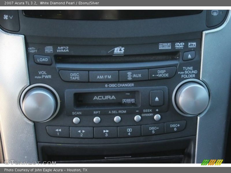 White Diamond Pearl / Ebony/Silver 2007 Acura TL 3.2
