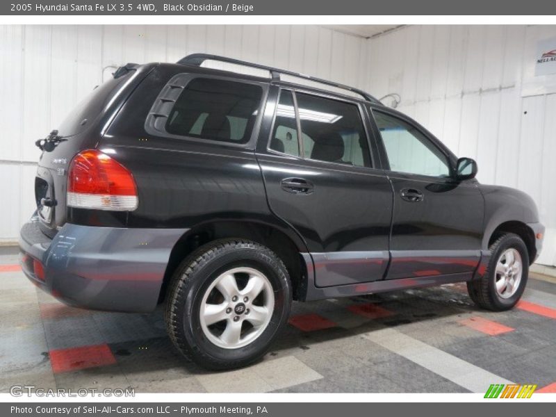 Black Obsidian / Beige 2005 Hyundai Santa Fe LX 3.5 4WD