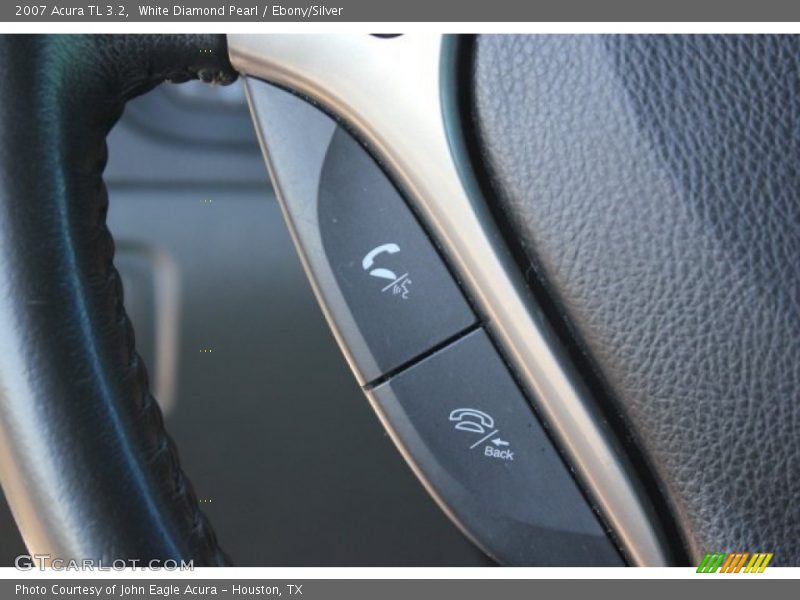 White Diamond Pearl / Ebony/Silver 2007 Acura TL 3.2