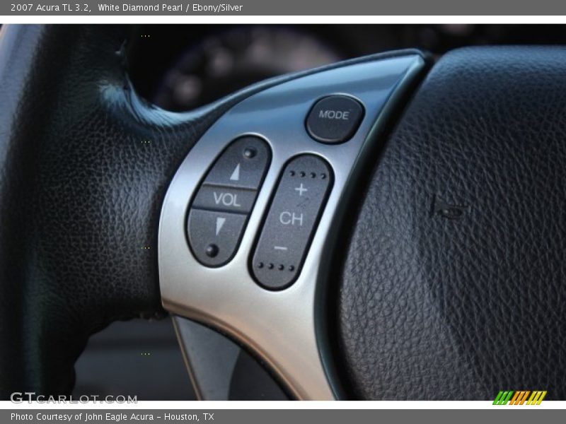 White Diamond Pearl / Ebony/Silver 2007 Acura TL 3.2
