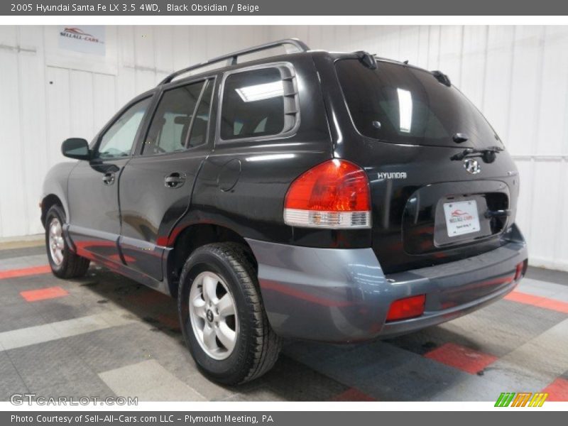 Black Obsidian / Beige 2005 Hyundai Santa Fe LX 3.5 4WD