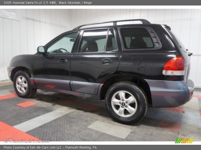 Black Obsidian / Beige 2005 Hyundai Santa Fe LX 3.5 4WD