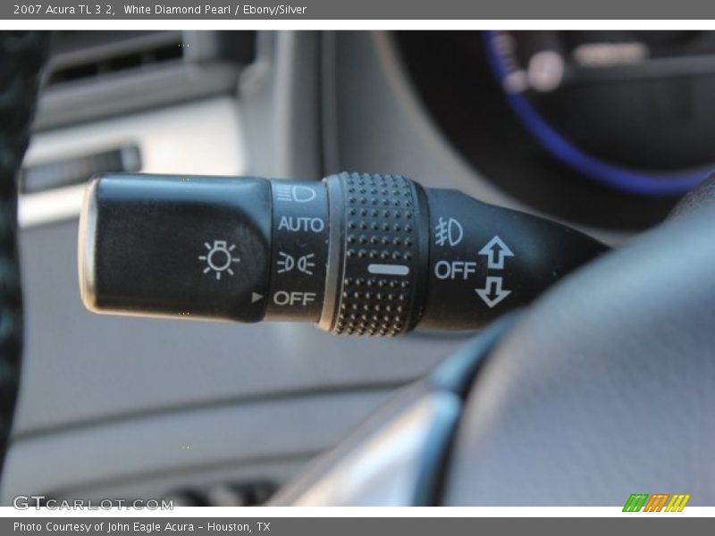 White Diamond Pearl / Ebony/Silver 2007 Acura TL 3.2