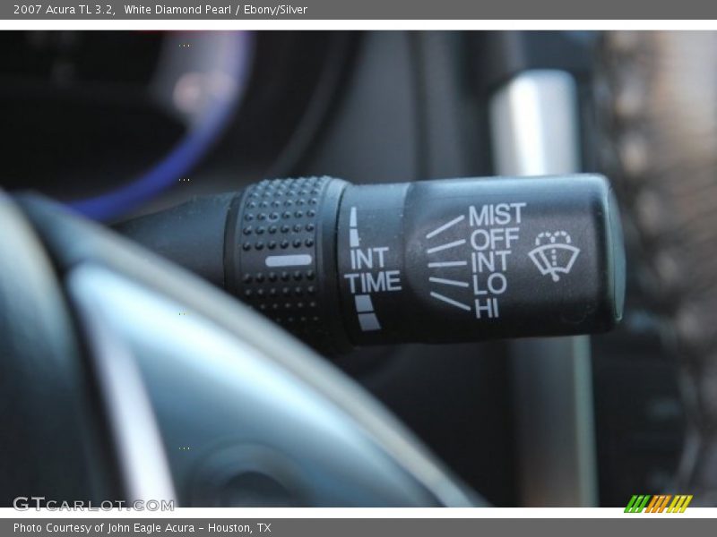 White Diamond Pearl / Ebony/Silver 2007 Acura TL 3.2