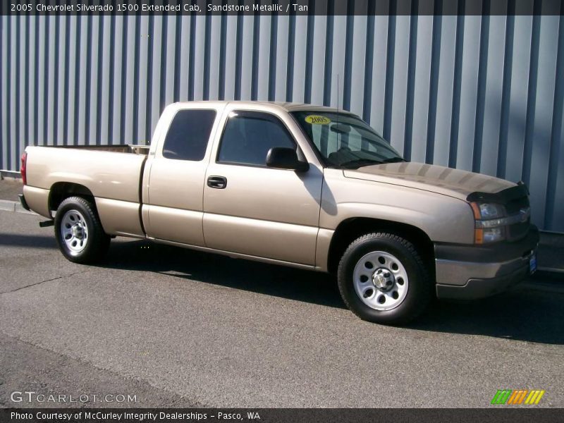 Sandstone Metallic / Tan 2005 Chevrolet Silverado 1500 Extended Cab