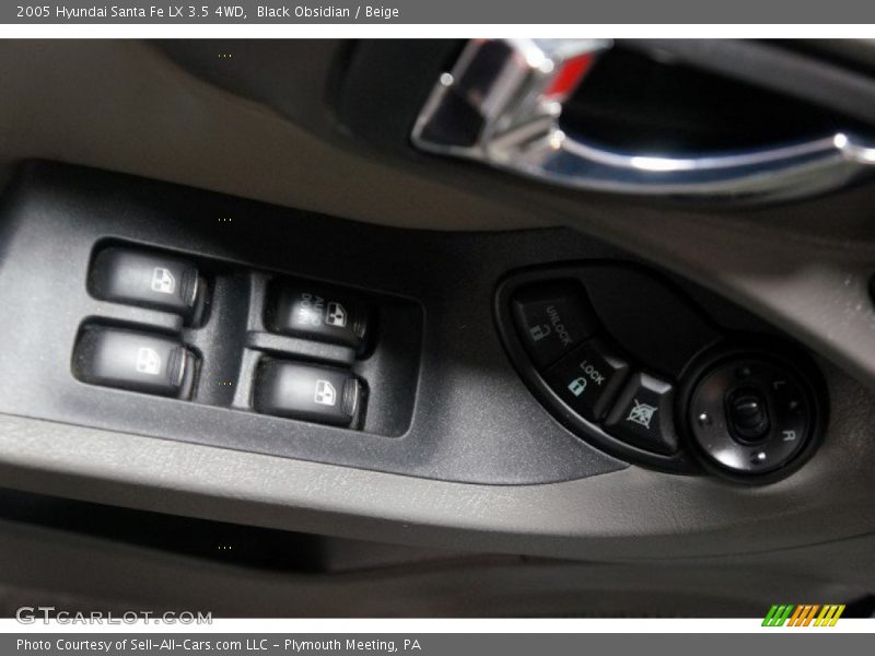 Black Obsidian / Beige 2005 Hyundai Santa Fe LX 3.5 4WD