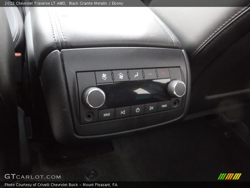 Black Granite Metallic / Ebony 2012 Chevrolet Traverse LT AWD