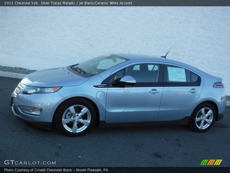 Silver Topaz Metallic / Jet Black/Ceramic White Accents 2013 Chevrolet Volt