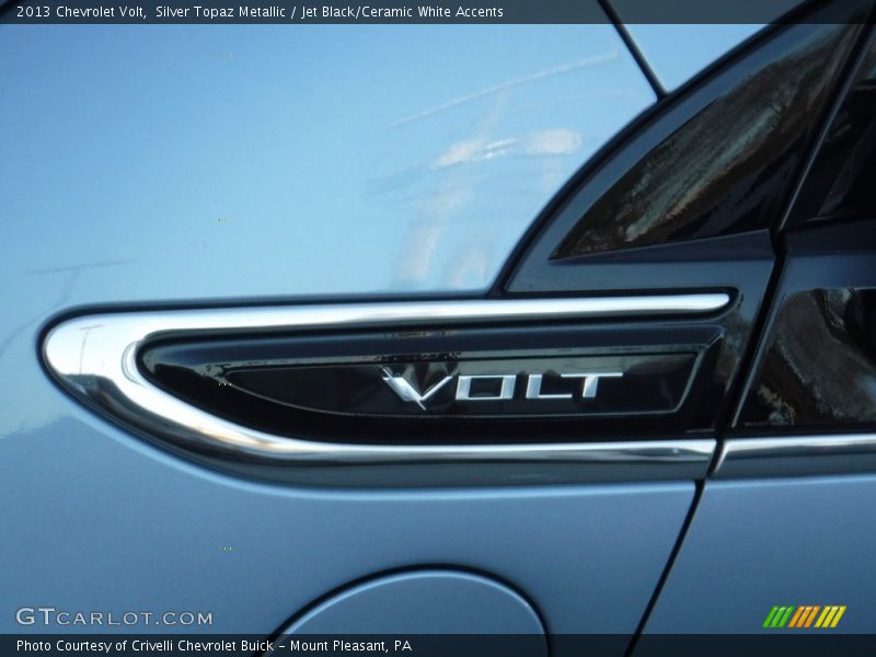 Silver Topaz Metallic / Jet Black/Ceramic White Accents 2013 Chevrolet Volt